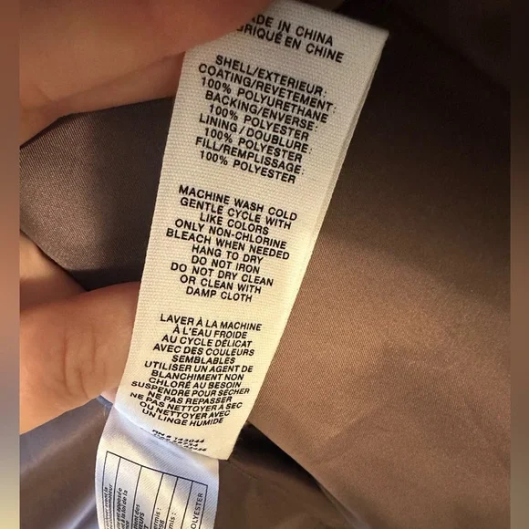 NWT - Textured Brown Leather Jacket -Sz L - Picture 4 of 11